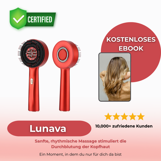 LUNAVA – Rotlicht Massage-Bürste