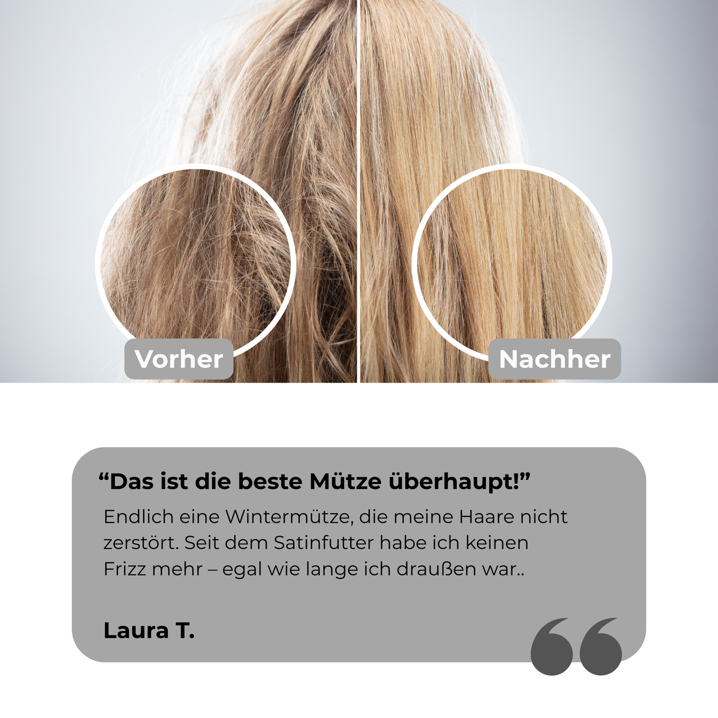 WinterSleek™ – Satingefütterte Mütze für frizzfreie, geschützte Haare