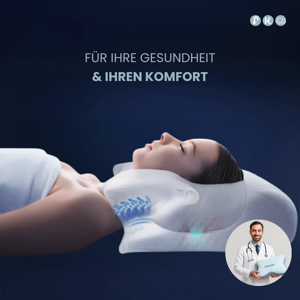 Domora ErgoSleep™ - Ergonomisches Nackenkissen