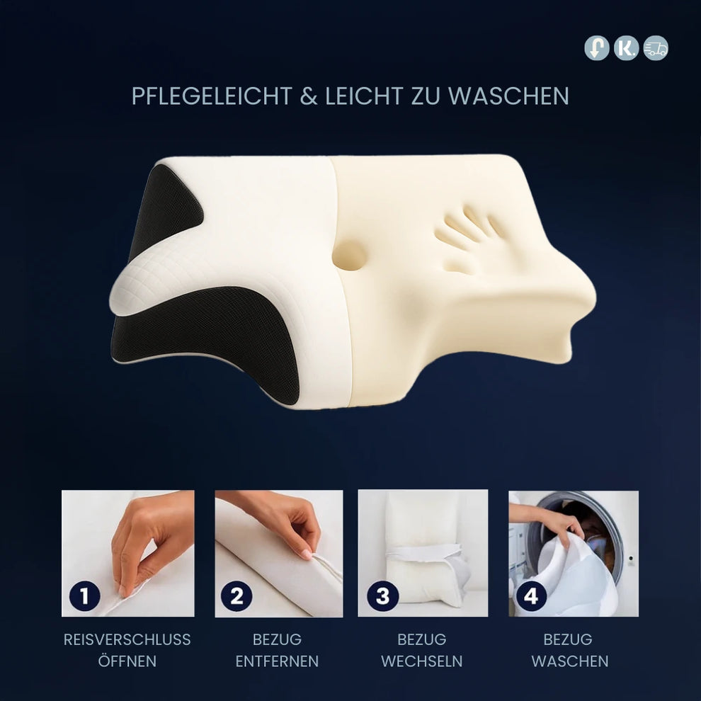 Domora ErgoSleep™ - Ergonomisches Nackenkissen